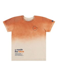 Colorittá Camiseta Infantil Menino Degradê Laranja