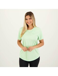 Camiseta Fila Basic Sports Polygin Feminina Verde Claro