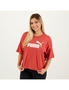Cropped Puma ESS Logo Feminino Vermelha