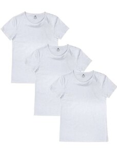 Kit com 3 Camisetas Feminina Hering 4fv4 1a-Branco