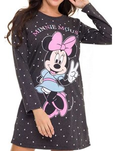 Disney Camisola Feminina Longa Minnie Mouse 32.03.0026 Chumbo