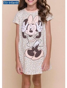 Disney Camisola Infantil Menina Curta Minnie Mouse 55.03.0009 Off-White-