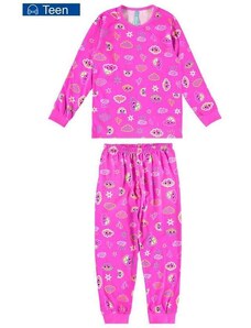 Pijama Infantil Menina Longo Malwee 1000103553 Cf70a-Pink