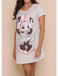 Disney Camisola Feminina Curta Minnie Mouse 57.03.0012 Off-White-