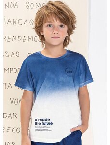 Camiseta Infantil Menino Degradê The Future Coloritta Azul