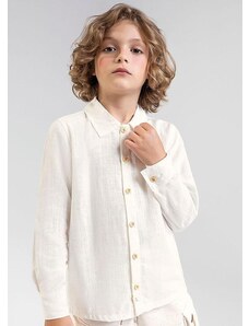 Camisa Infantil Menino Elegante Colorittá Bege