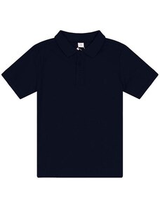 Trick Nick Camisa Polo Infantil Masculina em Cotton Azul
