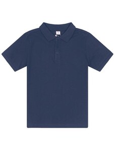Trick Nick Camisa Polo Infantil Masculina em Cotton Azul