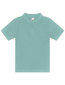 Trick Nick Camisa Polo Infantil Masculina em Cotton Verde
