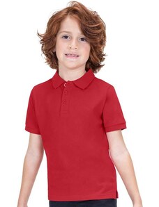 Trick Nick Camisa Polo Infantil Masculina Vermelho