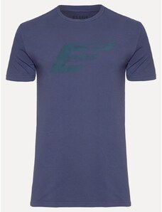 Camiseta Ellus Masculina Cotton Fine Maxi Easa Classic Azul