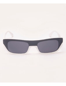 C&A óculos de sol retangular clube bossa branco