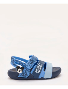 C&A sandália infantil mickey com velcro azul