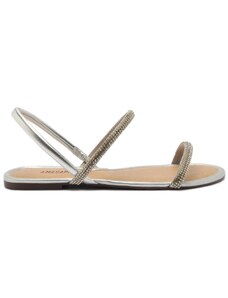 Sandália Prata Três Tiras Glam | Anacapri