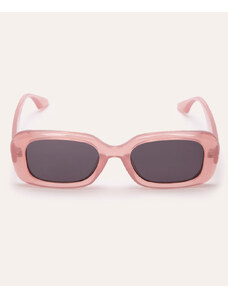C&A óculos de sol retrô rosa