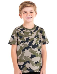 Rovi Kids Camiseta Juvenil Masculina Meia Malha Verde
