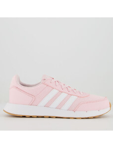 Tênis Adidas Run 50 S Feminino Rosa e Branco