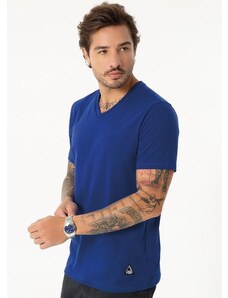 Habana Camiseta Masculina Meia Malha Hbn Azul