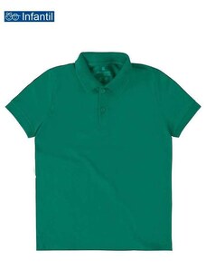 Camiseta Polo Infantil Menino Malwee 1000111119 02218-Verde