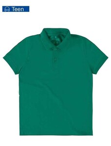 Camiseta Polo Infantil Menino Malwee 1000111119 02218-Verde
