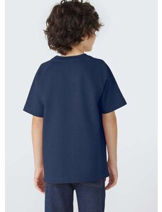 Hering Camiseta Menino Manga Curta em Malha Organica Azul