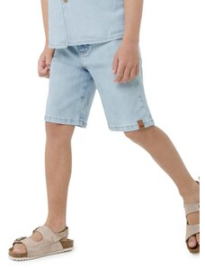Carinhoso Bermuda Comfort Jeans com Elastano Menino Azul