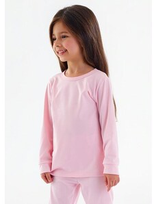 Up Baby Camiseta Térmica Infantil Unissex Rosa