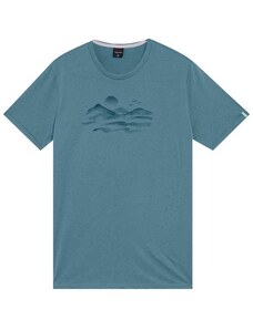 Malwee Camiseta Masculina Azul Petróleo