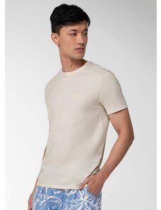 Enfim Camiseta com Bordado Masculina Off White