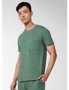 Enfim Camiseta Malha Masculina Verde Menta