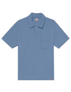 Malwee Camisa Polo Linho Azul Claro