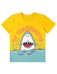 Rovi Kids Camiseta Infantil Masculina Shark Amarelo