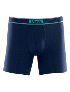 Mash Cueca Boxer Longa Microfibra Active Azul Marinho 