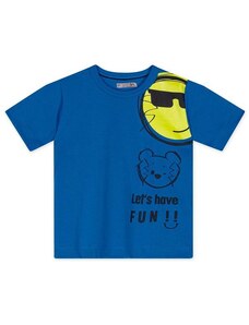 Tigor Camiseta Manga Curta Bebê Masculina Azul