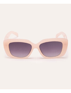 C&A óculos de sol gatinho nude