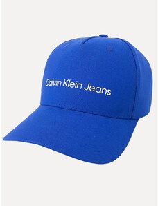 Boné Calvin Klein Sarja Logo Velcro Azul Royal