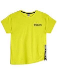 Hapier Camiseta Juvenil Feminina Amarelo