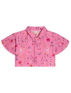 Marisol Camisa Floral Feminina Rosa