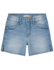Carinhoso Shorts Comfort Jeans Estonado Menina Azul