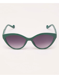 C&A óculos de sol gatinho verde
