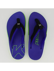 Chinelo Kenner X-Gel Confort Azul e Verde