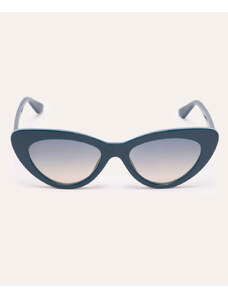 C&A óculos de sol gatinho azul