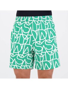 Shorts Adidas Brand Love Verde e Branco