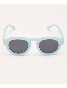 C&A óculos de sol redondo azul claro