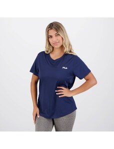 Camiseta Fila Basic Sports Polygin Feminina Marinho