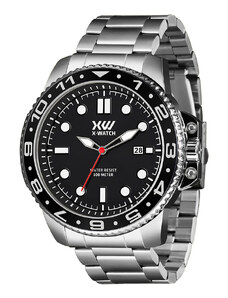 C&A relógio analógico x watch xmss1060p1sx prata