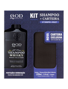 C&A kit whisky shampoo old school e carteira qod barber shop