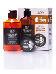 C&A kit qbs travel shampoo whisky 100ml e pomada walk 7g