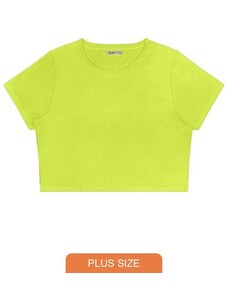 Secret Glam Blusa Feminina Plus Size Verde