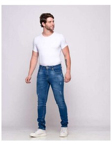 Calça Jeans Masculina Fit 36 Ao 46 Shyros - 37866 Azul